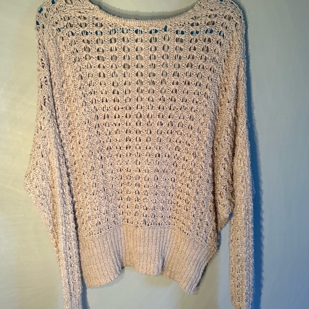 Free People Best Of You V Neck Sweater in Neutral - Picture 3 of 5